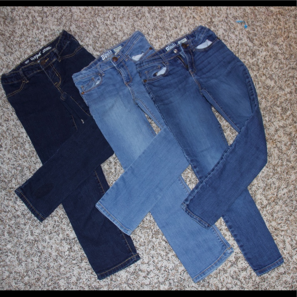 2 pairs OshKosh with a pair of Cat & Jack bundle!